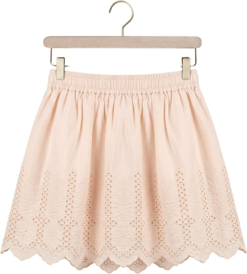 NONO Meisjes Rokken Nova Skirt With Embroidered Border Lichtroze