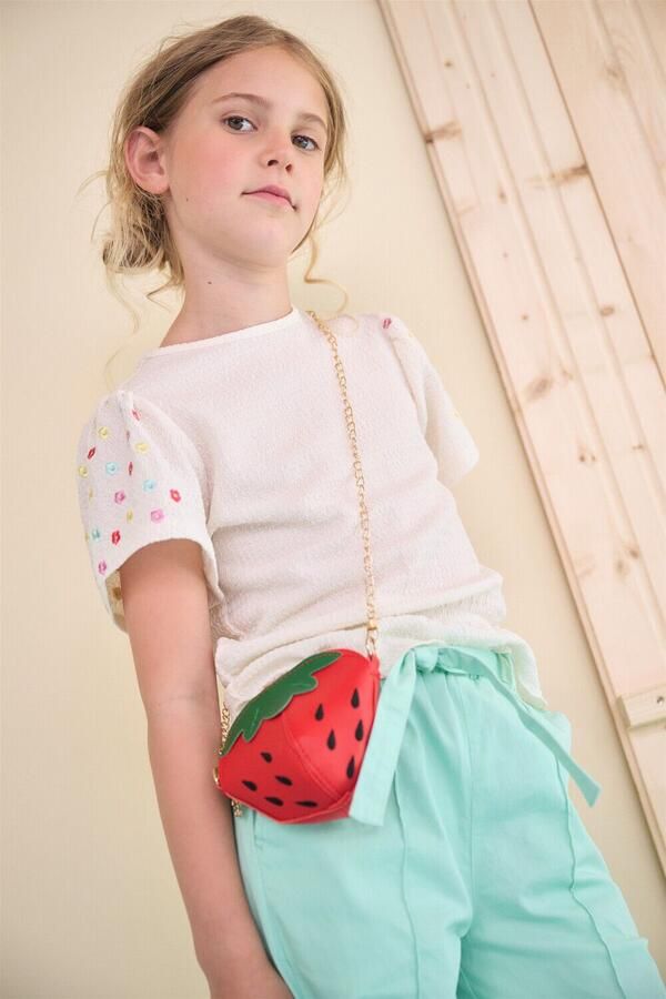 NONO Meisjes Tops & T-shirts Kaby Structured Top Beige - Foto 2