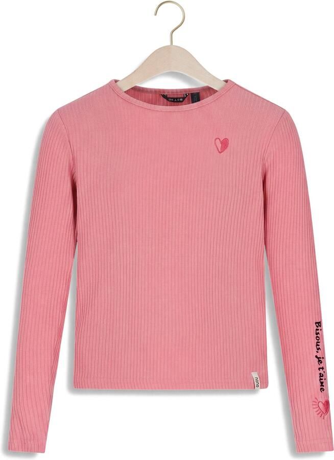 NONO Meisjes Tops & T-shirts Kess Rib Top Roze