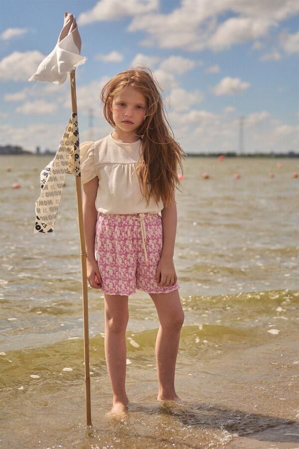 NONO Meisjes Tops & T-shirts Kit Structured Top Creme - Foto 2