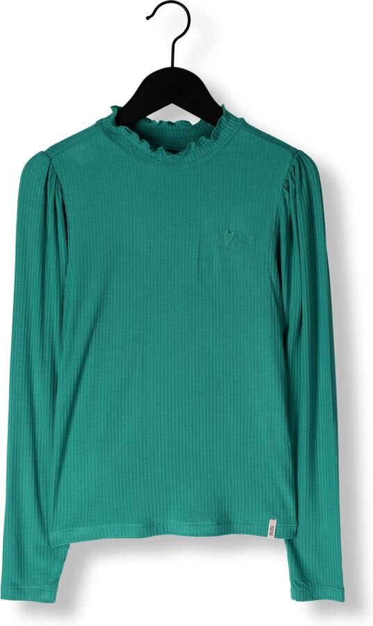 NONO Meisjes Tops & T-shirts Koss Rib Essential T-shirt Petrol - Foto 2