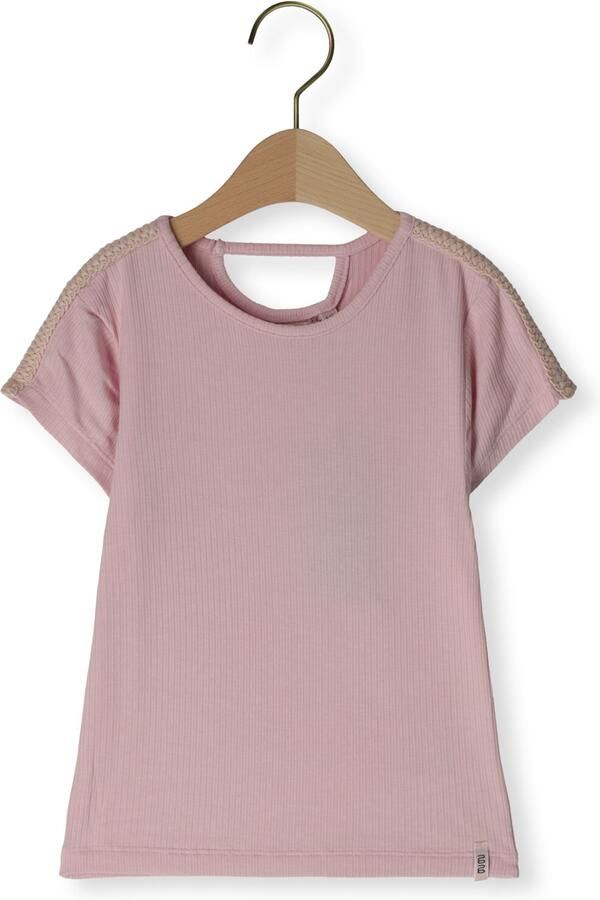 NONO Meisjes Tops & T-shirts Kris Rib Tshirt Lichtroze