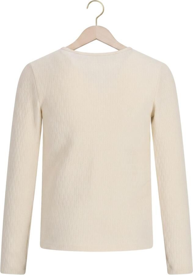 NONO Meisjes Tops & T-shirts Kyas Cable Tshirt Creme - Foto 2