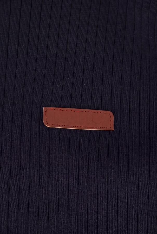 NONO longsleeve donkerblauw Meisjes Stretchkatoen Ronde hals Effen - Foto 2