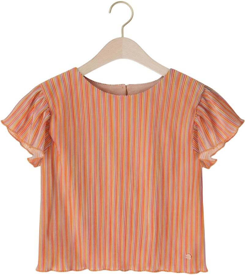 NONO Meisjes Tops & T-shirts Tiana Striped Plissee Top Multi
