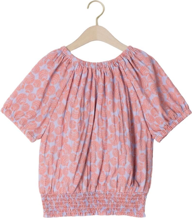NONO Meisjes Tops & T-shirts Tomas Shells Aop Blouse Lila - Foto 2