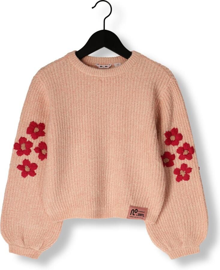 NONO Meisjes Truien & Vesten Kem Melange Knitted Sweater Lichtroze - Foto 2
