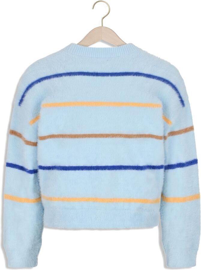 NONO Meisjes Truien & Vesten Keson Fluffy Soft Knitted Striped Sweater Multi - Foto 2