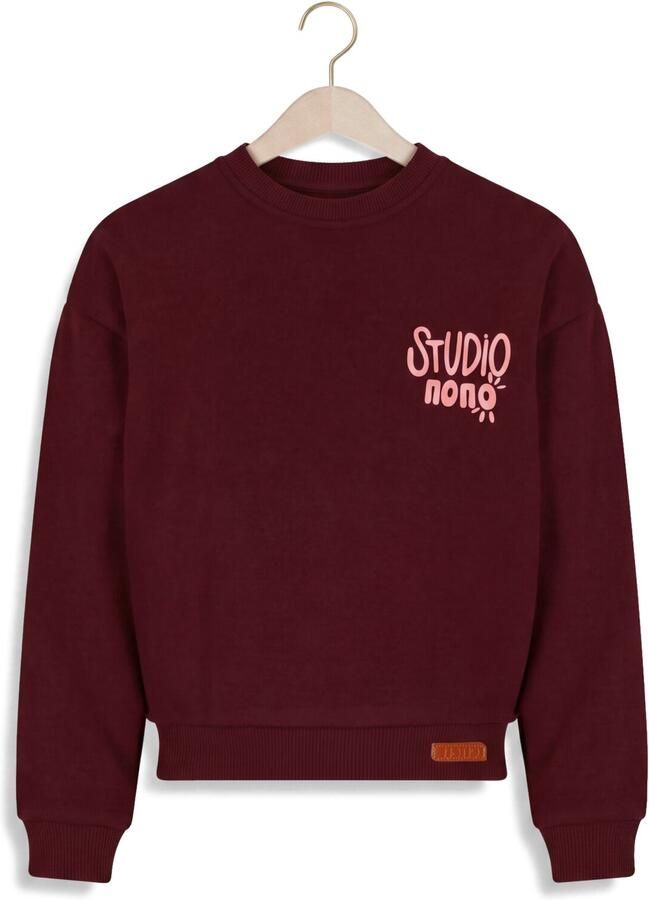 NONO Meisjes Truien & Vesten Ko Soft Furry Sweat Bordeaux