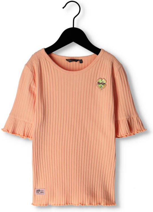 NONO Meisjes Tops & T-shirts Kapi Rib Jersey Tshirt Oranje