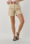 NOTES DU NORD Dames Broeken Georgina Leather Shorts Creme - Thumbnail 1