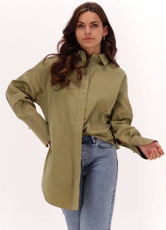 NOTES DU NORD Dames Blouses Davina Blouse Shirt Groen - Foto 3
