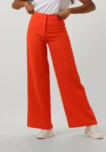 Notes Du Nord Slim-fit Trousers Oranje Dames