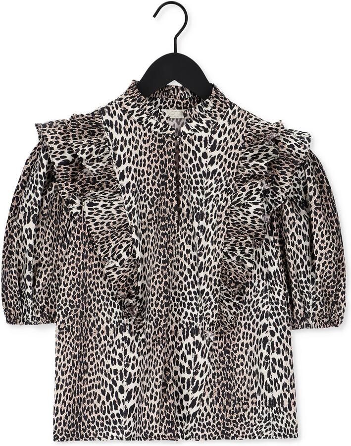 NOTES DU NORD Dames Blouses Blakely Top Bruin - Foto 4