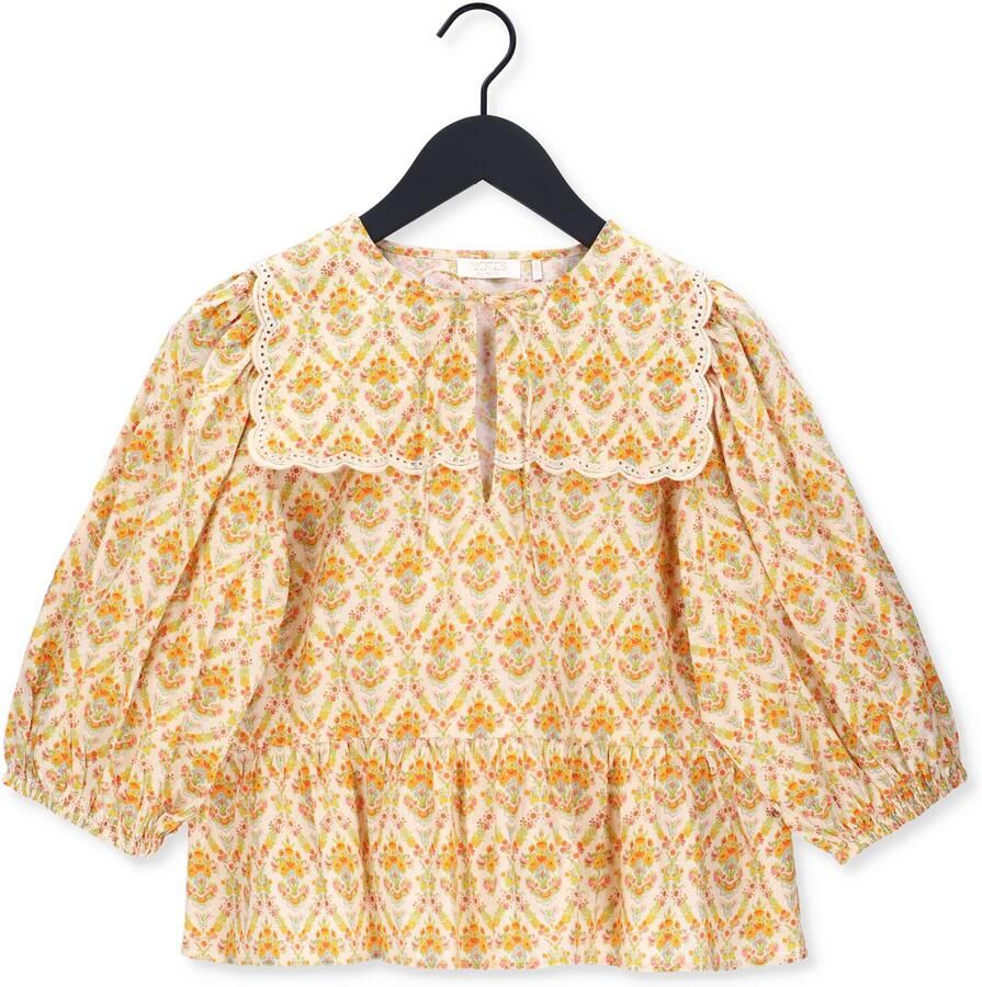 NOTES DU NORD Dames Blouses Caia Top Geel - Foto 4