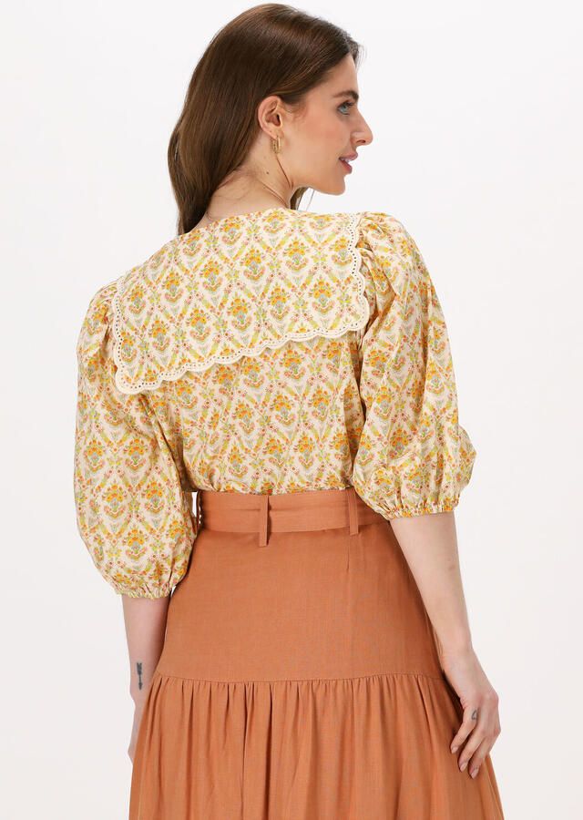 NOTES DU NORD Dames Blouses Caia Top Geel - Foto 2