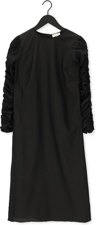NOTES DU NORD Dames Jurken Eve Midi Dress Zwart - Foto 4