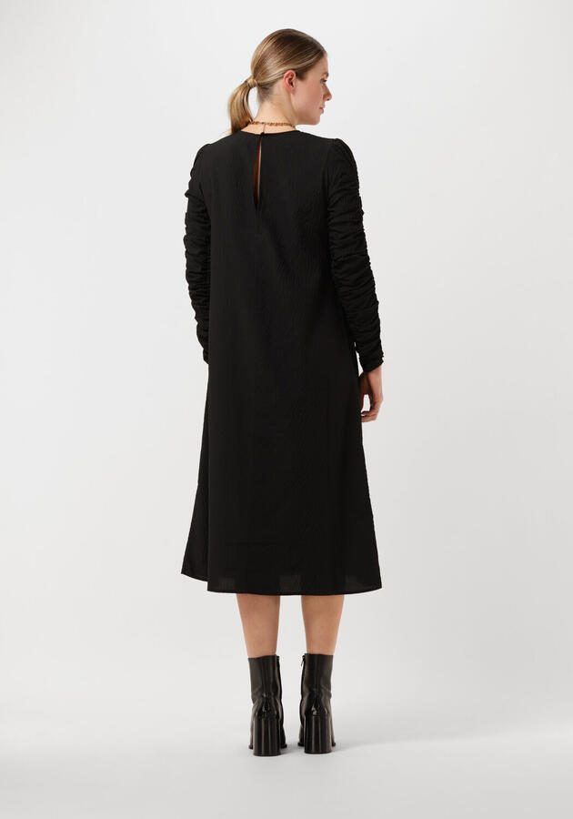 NOTES DU NORD Dames Jurken Eve Midi Dress Zwart - Foto 2