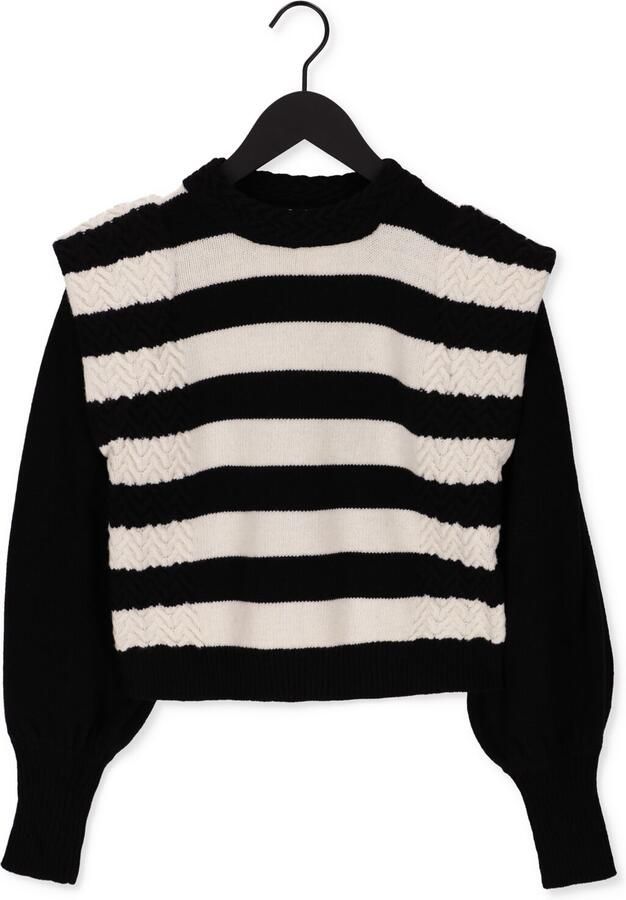 NOTES DU NORD Dames Truien & Vesten Ena Sweater Zwart - Foto 4