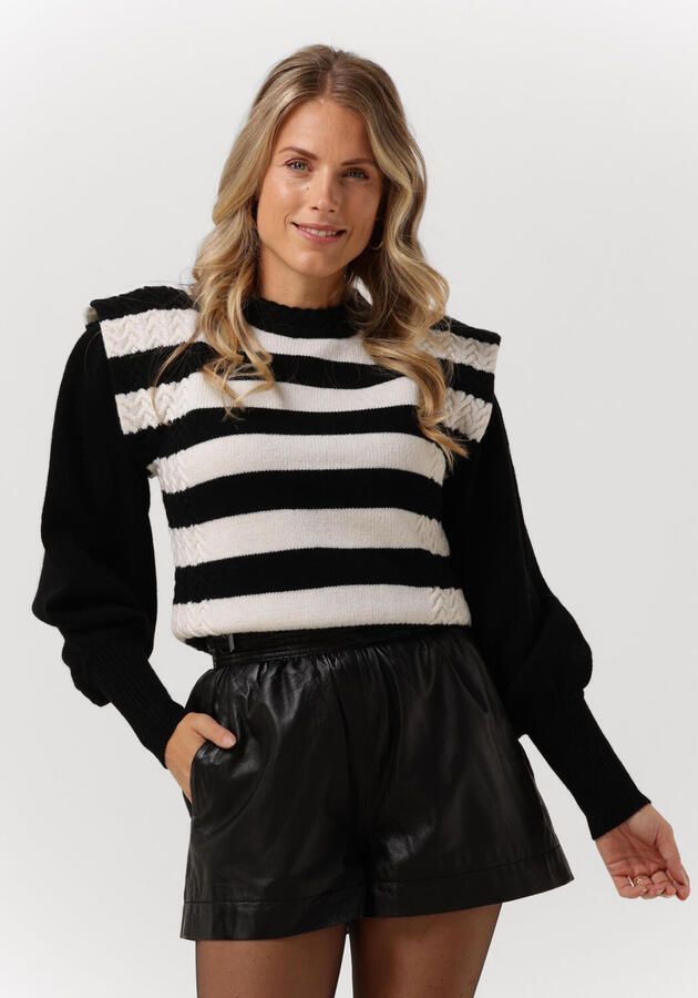 NOTES DU NORD Dames Truien & Vesten Ena Sweater Zwart - Foto 3