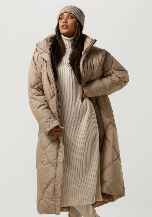 Notre-v Dames Jassen Puffer Diamond Beige Dames