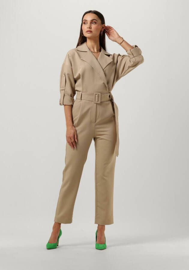 NOTRE-V Dames Broeken Nv-benny Jumpsuit Beige