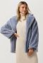 NOTRE-V Dames Jassen Fur Coat Short Blauw - Thumbnail 1