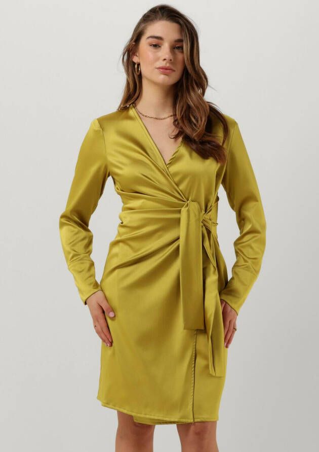 Notre-v Dames Jurken Nv-bijou Wrap Dress Yellow Dames