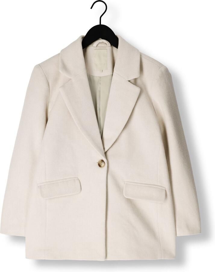 Notre-v Elegante beige jas voor stijlvolle vrouwen Beige Dames