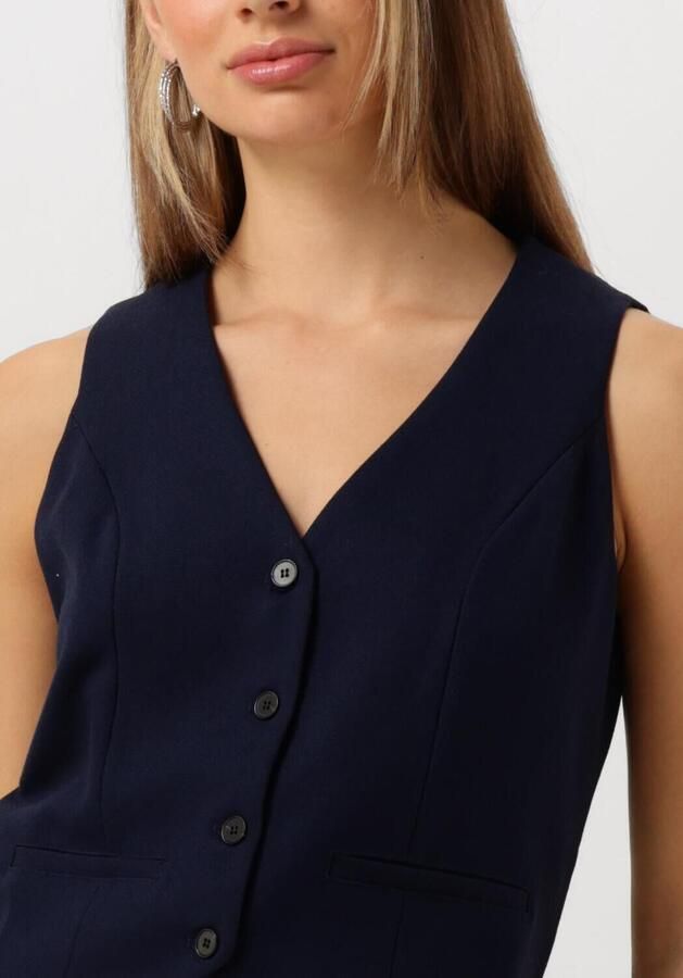 Notre-v Donkerblauwe Elegante Gilet Blue Dames - Foto 3