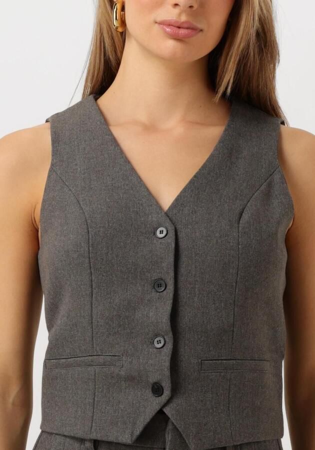 Notre-v Grijze Elegante Gilet voor Vrouwen Gray Dames - Foto 3