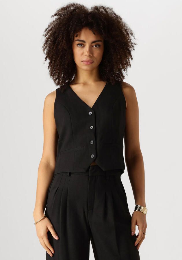 Notre-v Elegante Zwarte Gilet voor Vrouwen Black Dames - Foto 4