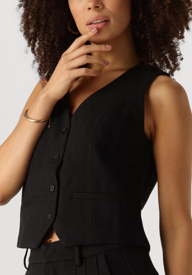 Notre-v Elegante Zwarte Gilet voor Vrouwen Black Dames - Foto 3
