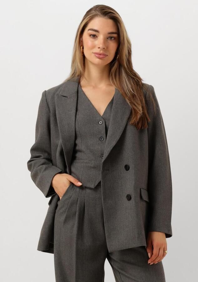 Notre-v Elegante Grijze Blazer Gray Dames - Foto 4