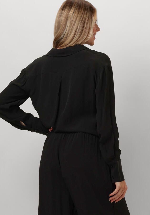 Notre-v Zwarte Emma Blouse Veelzijdige Stijl Black Dames