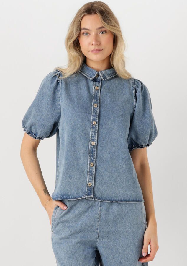 Notre-v Lichtblauwe Florence Blouse Blue Dames - Foto 4