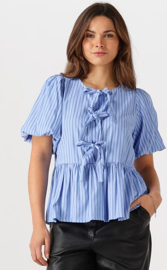 NOTRE-V Dames Blouses Nv-frederica Stripe Lichtblauw - Foto 4