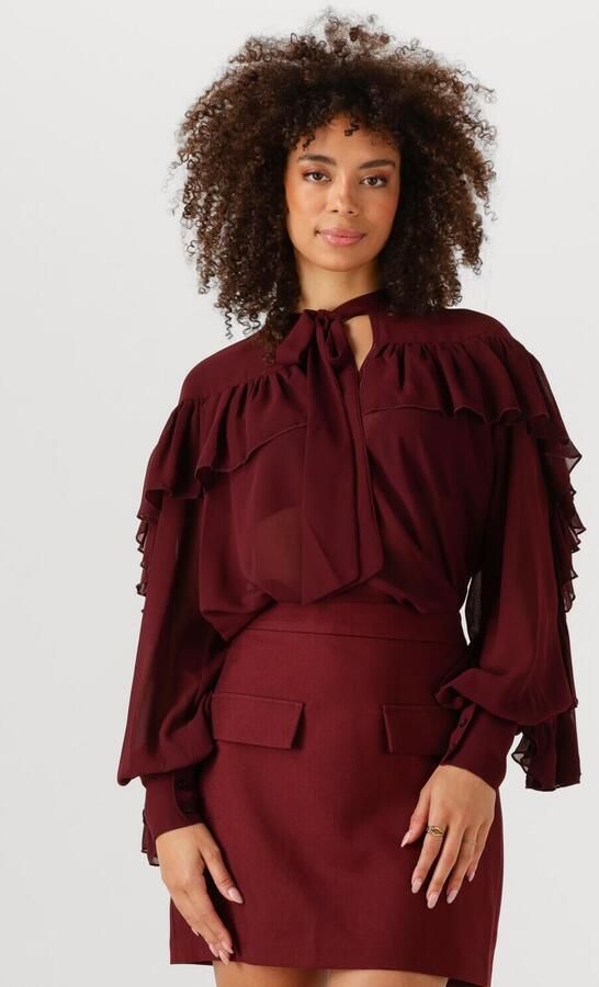 NOTRE-V Dames Blouses Nv-glenda Bordeaux - Foto 4
