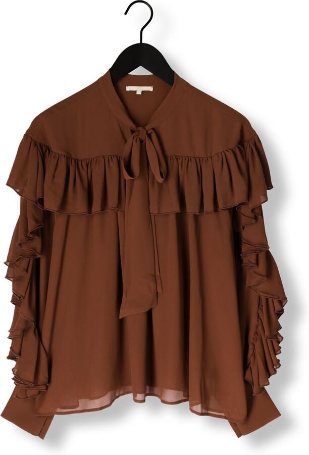 NOTRE-V Dames Blouses Nv-glenda Bruin - Foto 3