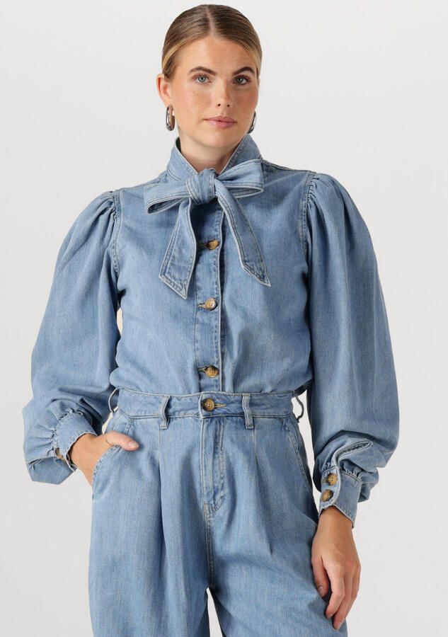 NOTRE-V Dames Blouses Nv-goldie Blauw - Foto 4