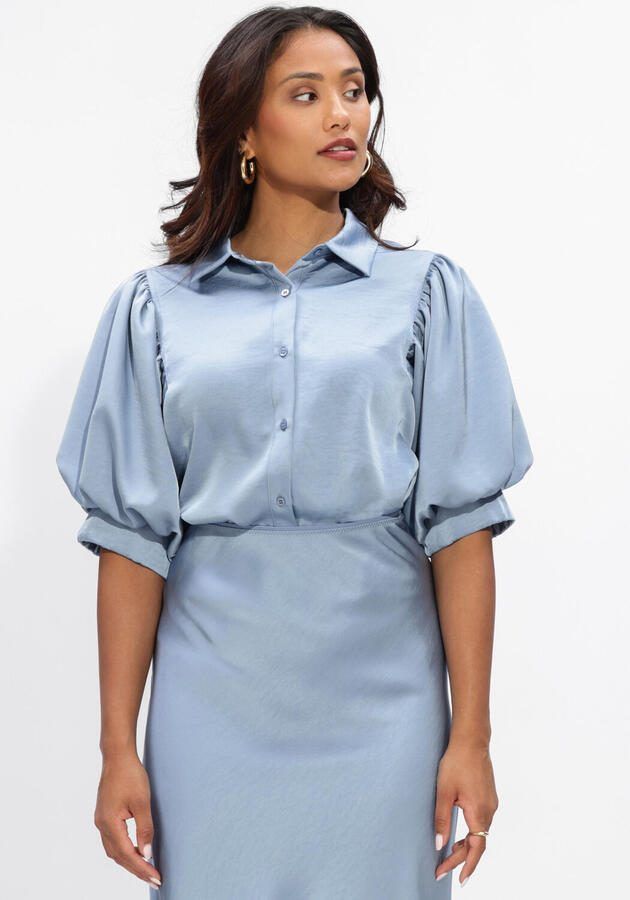 NOTRE-V Dames Blouses Nv-hilly Blouse Lichtblauw