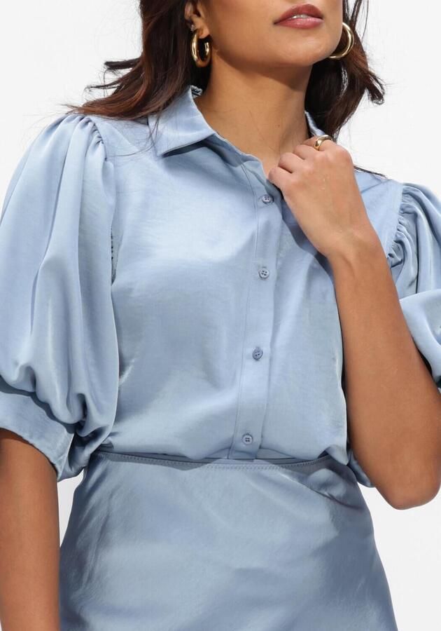 NOTRE-V Dames Blouses Nv-hilly Blouse Lichtblauw - Foto 4