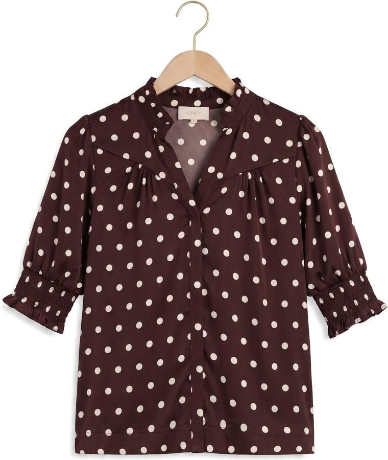 NOTRE-V Dames Blouses Nv-indra Bordeaux - Foto 2