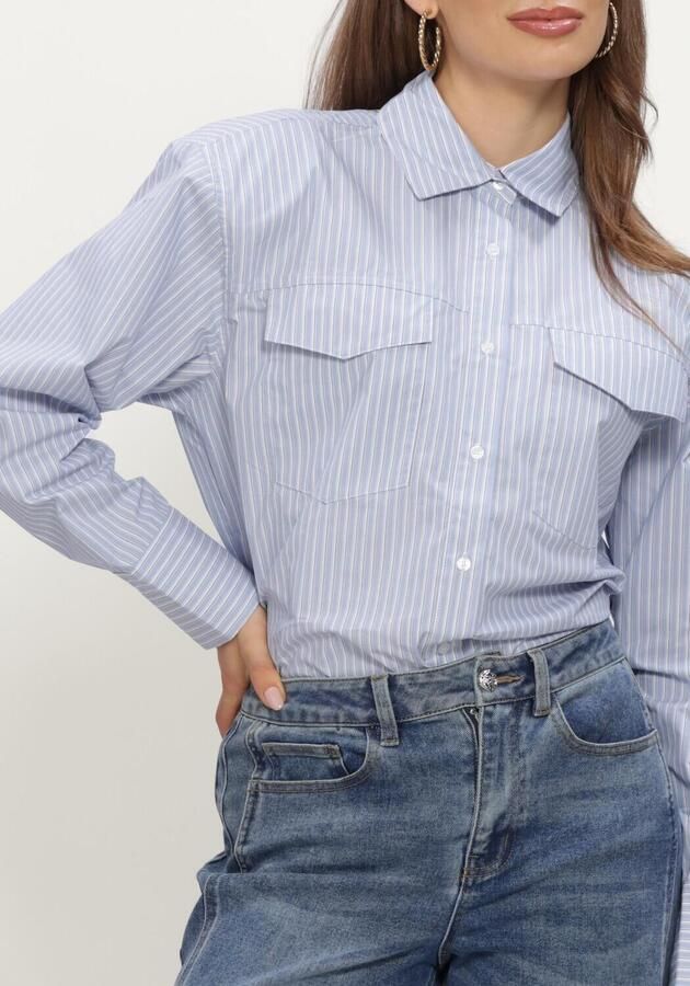 NOTRE-V Dames Blouses Nv-ingrid Lichtblauw - Foto 4
