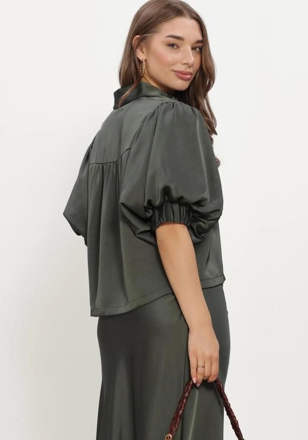 NOTRE-V Dames Blouses Nv-inka Donkergroen - Foto 3
