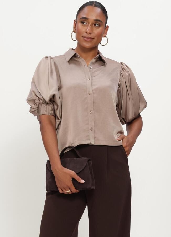 NOTRE-V Dames Blouses Nv-inka Taupe