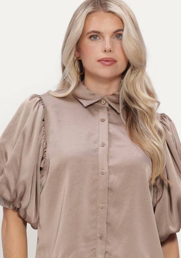 NOTRE-V Dames Blouses Nv-inka Taupe - Foto 4