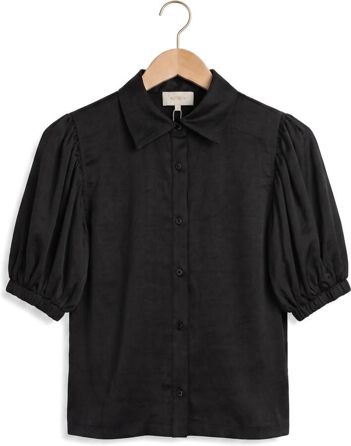 NOTRE-V Dames Blouses Nv-inka Zwart - Foto 2