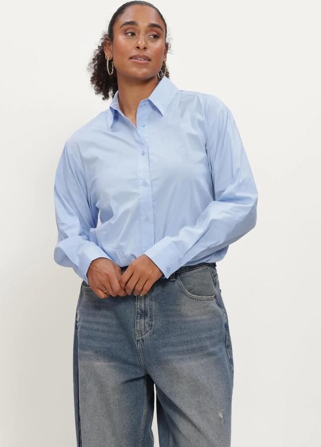 NOTRE-V Dames Blouses Nv-iola Lichtblauw