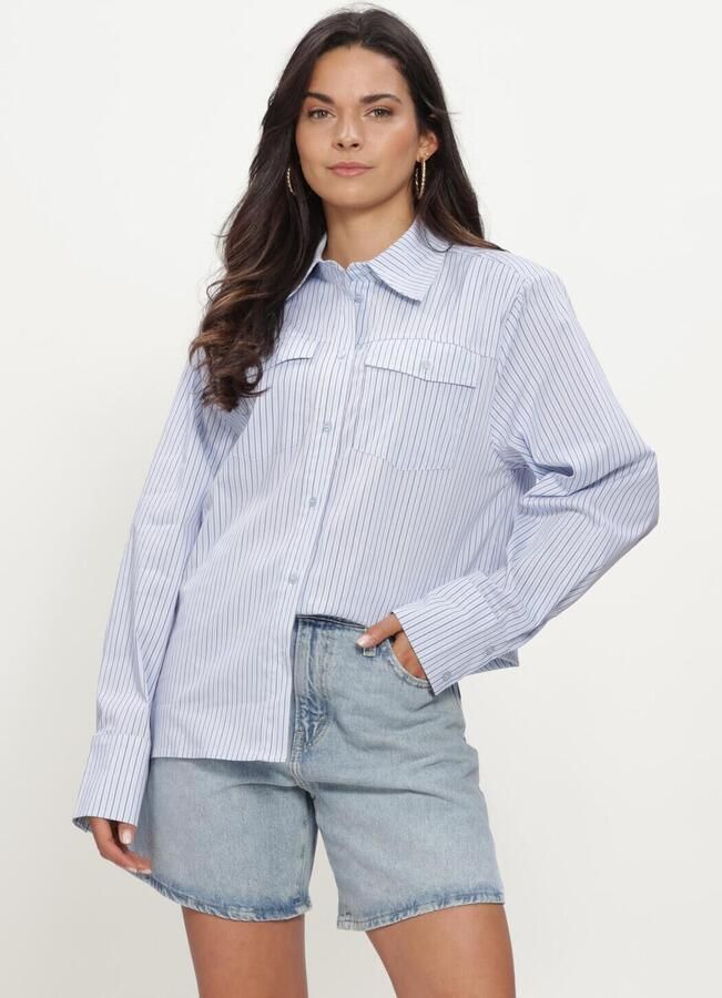 NOTRE-V Dames Blouses Nv-irma Lichtblauw